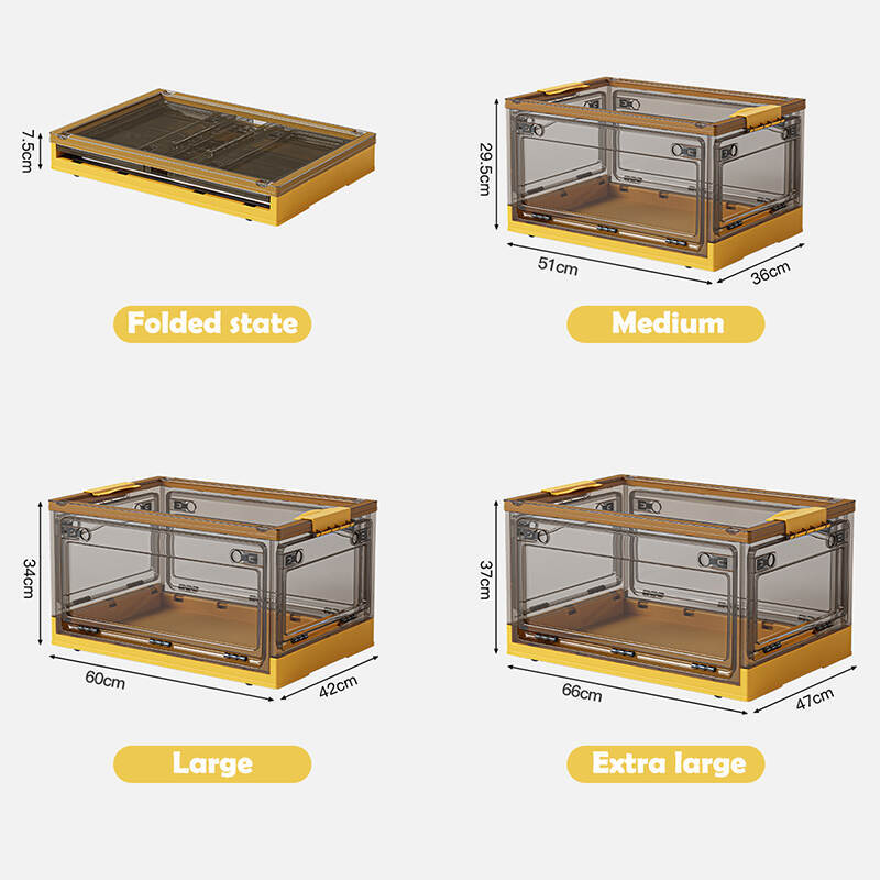 Folding storage box