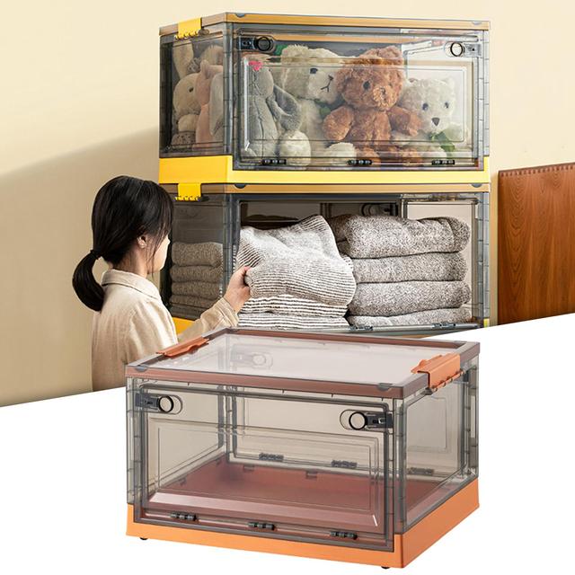 Folding storage box